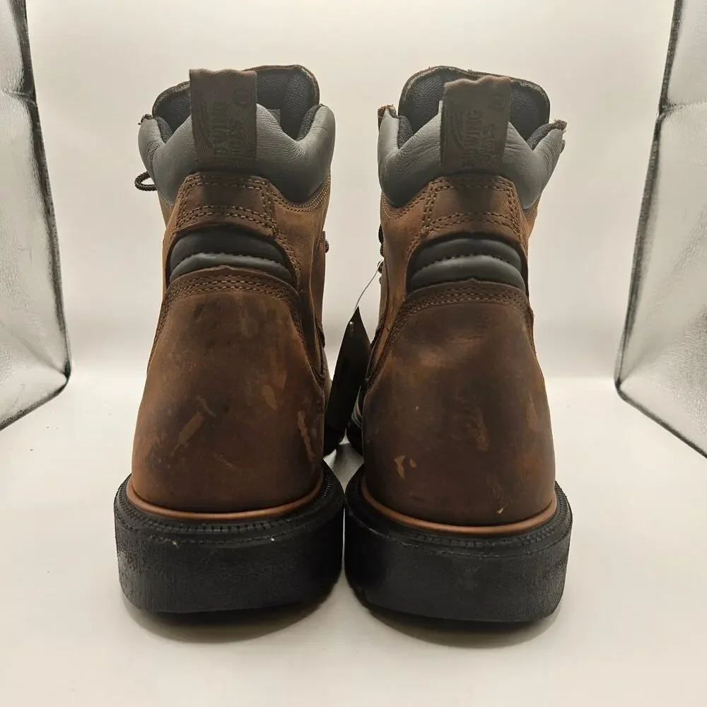 RED WING MEN'S 11 EE WIDE 415 DYNAFORCE 6 IN WP SOFT TOE WORK BOOTS BROWN NWOB